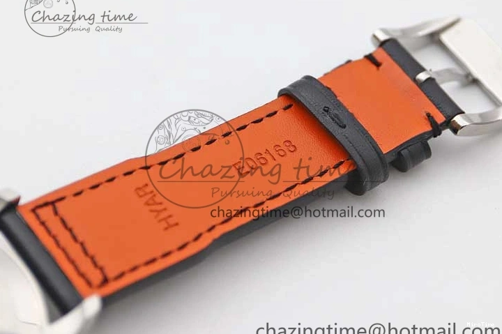 MIROTIME 0311 Vibrant Mark XVIII IW327001 SS M+F 1:1 Best Edition Black Dial on Black Leather Strap A 7055